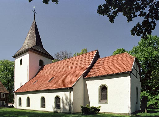 St. Matthias Kirche in Meiningsen am 09.05.1999