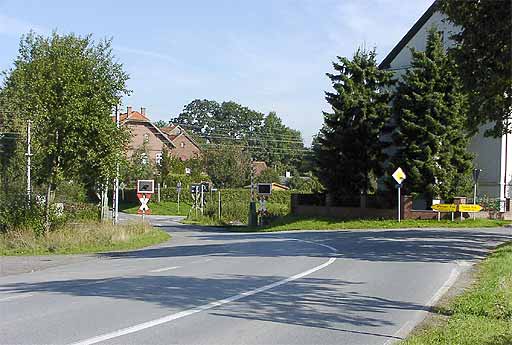 Bahnübergang in Ostönnerlinde am 19.09.2001